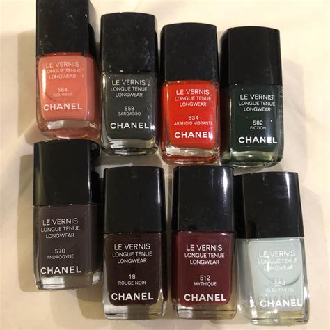 chanel classic nail color|discontinued Chanel nail polish colors.